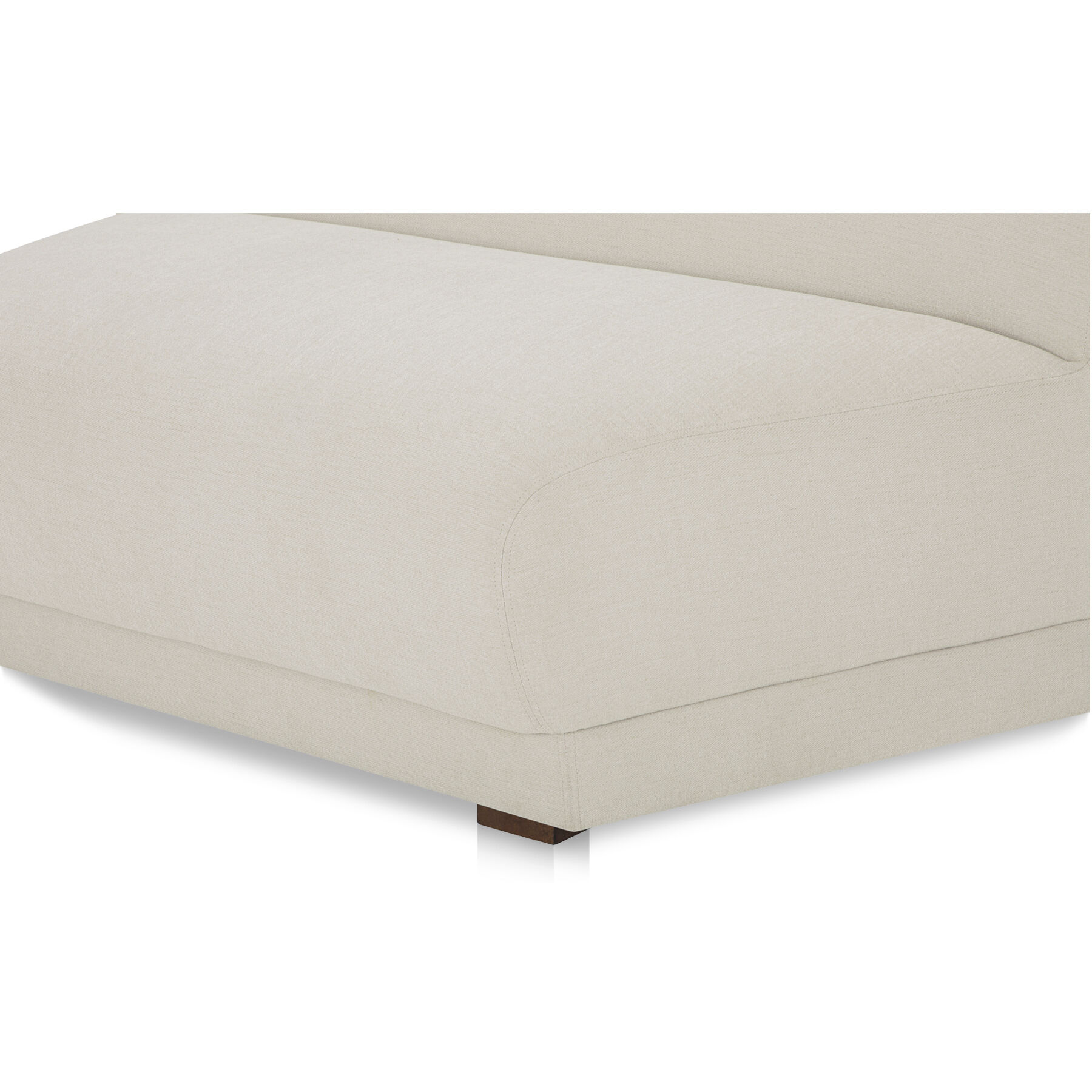 Fraser White Slipper Chair, Wedge